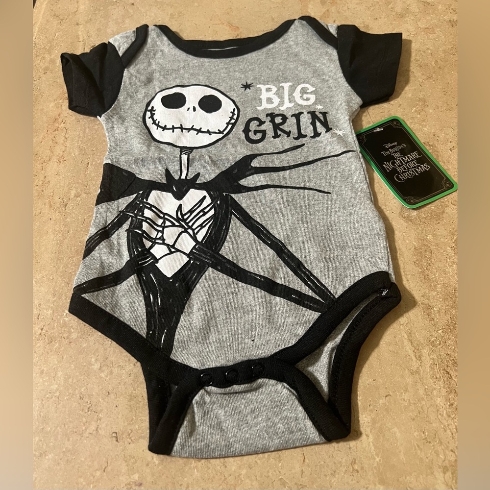 Disney Jack Skellington Onesie Size (12M)